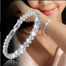 Sterling, DIAMOND, Jewelry, Bracelet