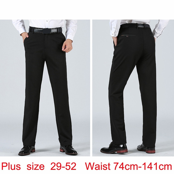 Men's Plus Size Blazer Pants, Plus Size Men's Dress Pants