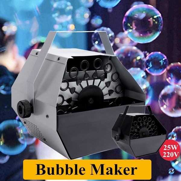 Electric Bubble Blower Machine Maker DJ Club Children Kids Party Wedding Disco