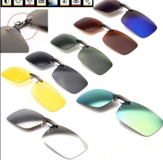 Moda masculina, UV400 Sunglasses, Lens, clip on sunglasses