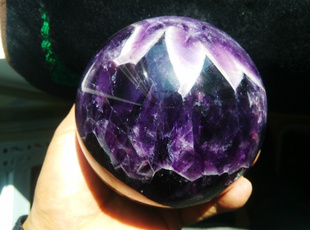 Ball, sphere, dreamamethyst, crystalball