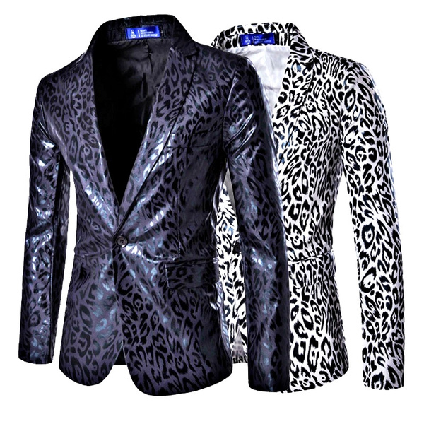 leopard blazer men