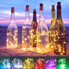 Beauty 10 LED Cork Shaped Night Light Starry Lights Wine Bottle Lamp for Wedding Party Decor Romance