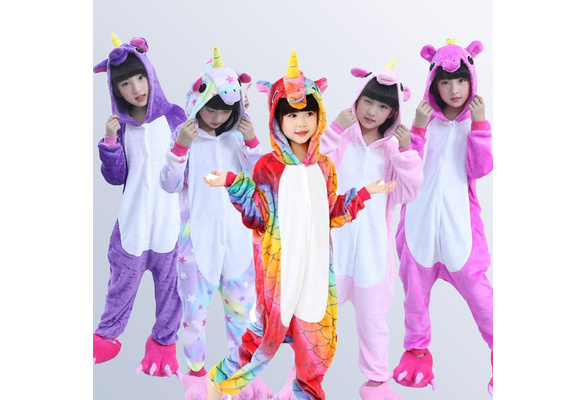 Children's Pajamas For Boys Girls Unicorn Pajamas Flannel Kids Stitch Pijamas Suit Animal Sleepwear Winter Cat s Homewear-Blue Unicorn Children's Pajamas For Boys Girls Unicorn Pajamas Flannel Kids Stitch Pijamas Suit Animal Sleepwear Winter Cat s Homewear-Blue Unicorn
