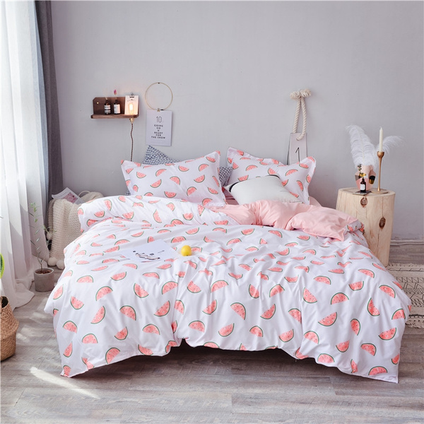 Watermelon Bedding Duvet Cover Set, What Size Is A Twin Bed Cover