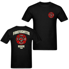Tops & Tees, Fashion, firedepartment, firefighter
