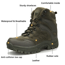 combat boots, Plus Size, Combat, Waterproof