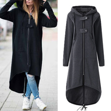 hooded, diphem, Long Sleeve, Coat