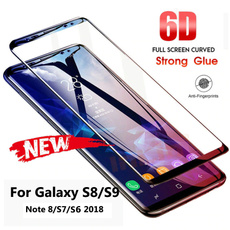 6D Full Curved Tempered Glass For Samsung Galaxy S9 S8 Plus Note 8 Screen Protector For Samsung S6 2018 S7 Edge Protective Film