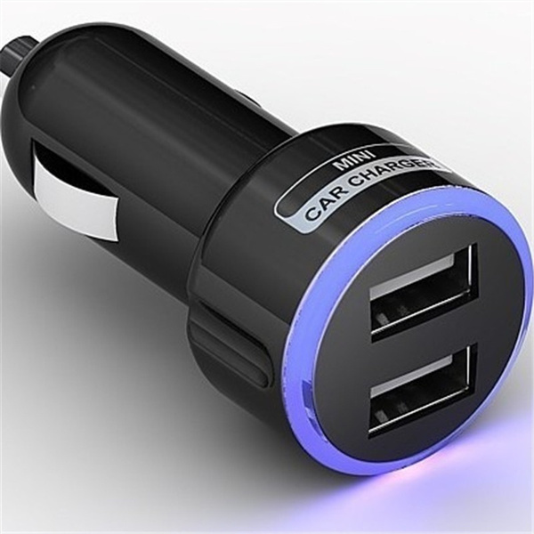 Vehicle dual interface charger fast charging USB adapter Wish