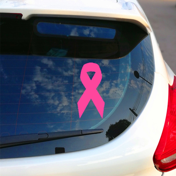 Breast Cancer Pink Ribbon 60 Mile 3 Day Walk Car Vinyl Window Decal Sticker 