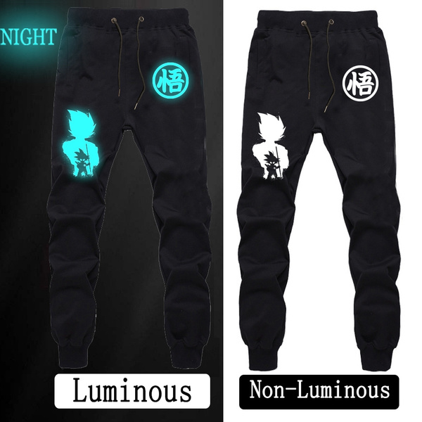 Fashion DRAGON BALL Goku Luminous Pants 