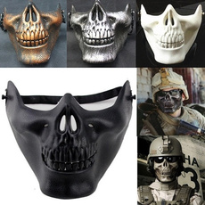masqueradeprop, halffacemask, skull, halloweengift