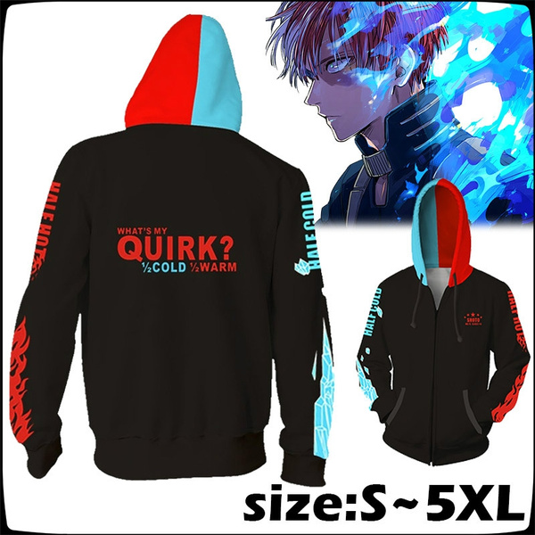 my hero academia hoodie todoroki