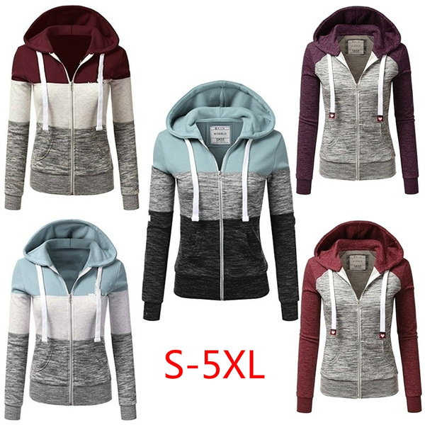 thin zip hoodie women's