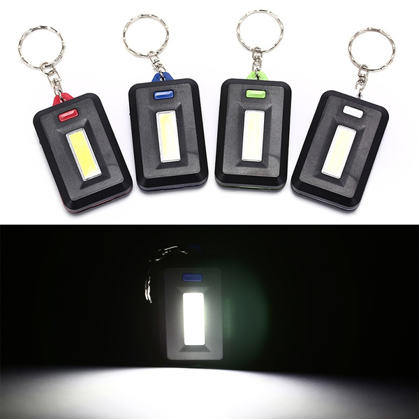 Mini Portable 3 Modes Pocket COB Worklight Light LED Flashlight Torch~KeychainHK 