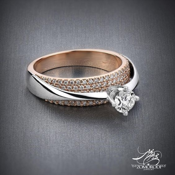 Elegant Women 925 Silver,gold,rose Gold Wedding Ring White Sapphire Size 6-10 