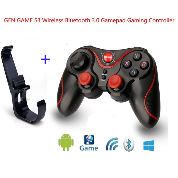 GEN GAME Bluetooth 3.0 Gamepad Gaming Controller for PC Android with Gamepad bracket |
