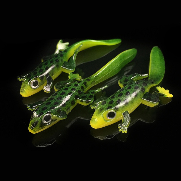 New Simulated Giant Salamander Silica Gel Soft Bait Realistic Lizard Bait