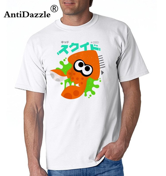 Squid Kawaii Blues Splatoon T Shirt Men Classic Game Tee Trendy Streetwear Octopus Splatoon T Shirt Kid Splatoon Tshirt Children Wish