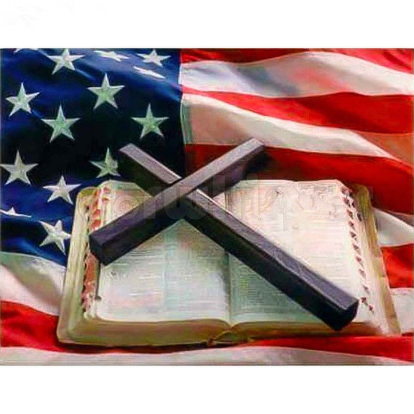 picture Bible American Flag And Cross diamond painting full square round drill patriotic american bible usa flag daimond painting mosaic cross stitch picture 603dp jhjh52 wish