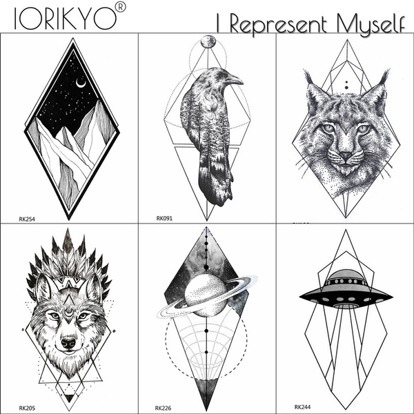 IORIKYO Indians Tribal Tattoo Wolf Stickers Men Geometric Animals Temporary Tattoo Women Moon Spacecraft Waterproof Tatoo Makeup | Wish IORIKYO Indians Tribal Tattoo Wolf Stickers Men Geometric Animals Temporary Tattoo Women Moon Spacecraft Waterproof Tatoo Makeup | Wish