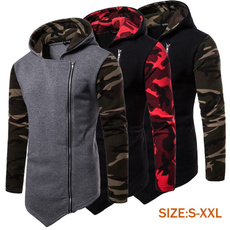 Army, cardigan, hooded, Fashion Sweater