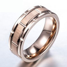 Steel, ringsformen, fashionjewelery, Rose Gold Ring