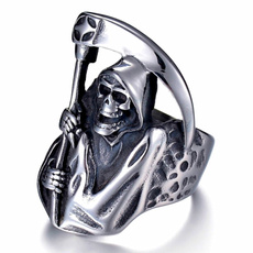ringsformen, Goth, Stainless Steel, polished