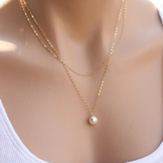goldplated, Chain Necklace, Jewelry, gold