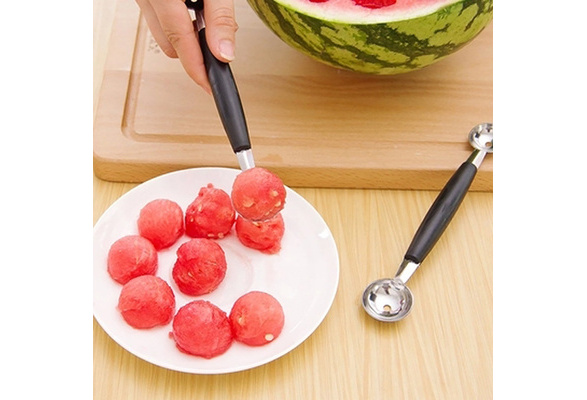 Details about   Aluminum Alloy Watermelon Home Practical Tools Ball Maker Ice Cream Scoop