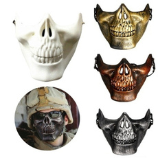 latex, partymask, skull, scary