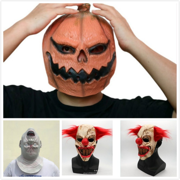 Halloween Pumpkin Face Mask