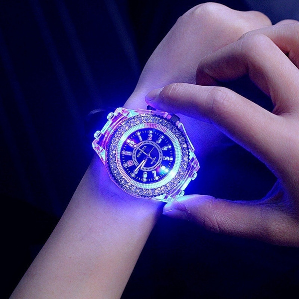 Led on sale light watch