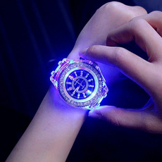 LED Watch, quartz, led, Waterproof Watch