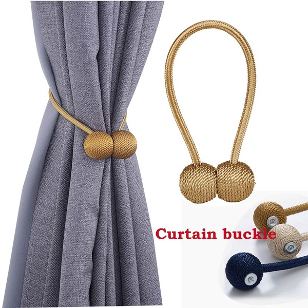 designer Giftig Cataract 1Pc Curtain Bandage Minimalist Creative Magnet Curtain Buckle Ring Hook  Wall Hook Bandage Curtain Clip Free Punch Home Decoration Accessories | Wish