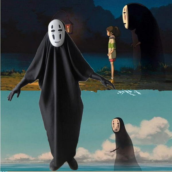 Anime Unisex Ghibli Kaonashi Studio Halloween Spirited Away Cosplay No Face Costume Faceless Cloak Wish | Halloween No Face Man Spirited Away Cosplay Costume With Mask Gloves Anime Miyazaki Hayao Faceless Cloak Anime Unisex Ghibli Kaonashi Studio Halloween Spirited Away Cosplay No Face Costume Faceless Cloak Wish | Halloween No Face Man Spirited Away Cosplay Costume With Mask Gloves Anime Miyazaki Hayao Faceless Cloak