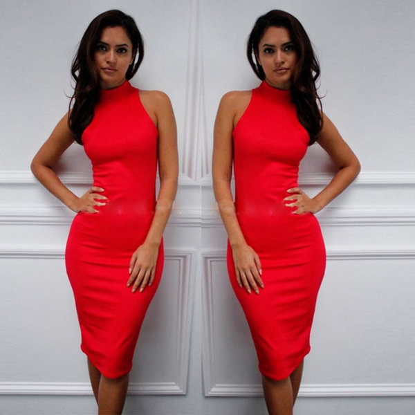 Ivory Tea Length Spaghetti Straps Bodycon Formal Dress BD2139 | Bodycon  dress formal, Tea length formal dresses, Spaghetti strap