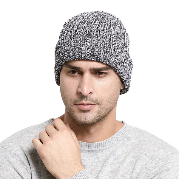 mens gray winter hat