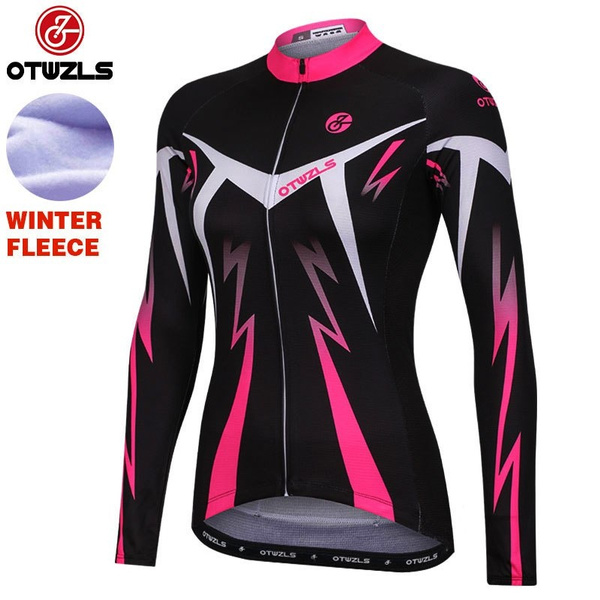 Otwzls invierno Mujer pro ciclismo ropa térmica ciclismo Jersey manga larga  bicicleta de montaña bicicleta Jersey MTB Riding ropa larga | Wish