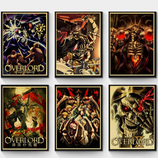 Overlord Anime Wall Art Home Decoration Scroll Poster
