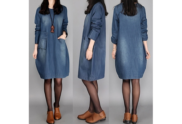 Women Fashion Plus Size Long Sleeve 