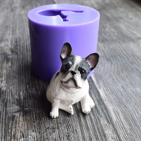 3D French Bulldog Soap Mold, Puppy Silicone Mold for Cake Decorating Candle  Making Resin Epoxy Jewelry DIY Necklace Mold Ice Cube Tray 