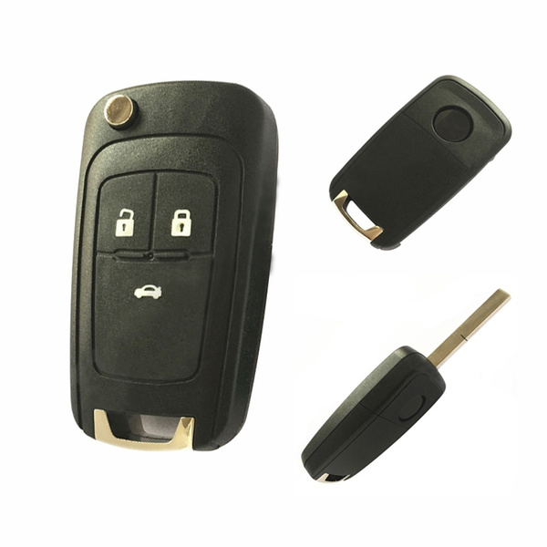 Diy 434mhz 3 Buttons Car Remote Key For Opel Vauxhall Astra J Corsa E Insignia Wish