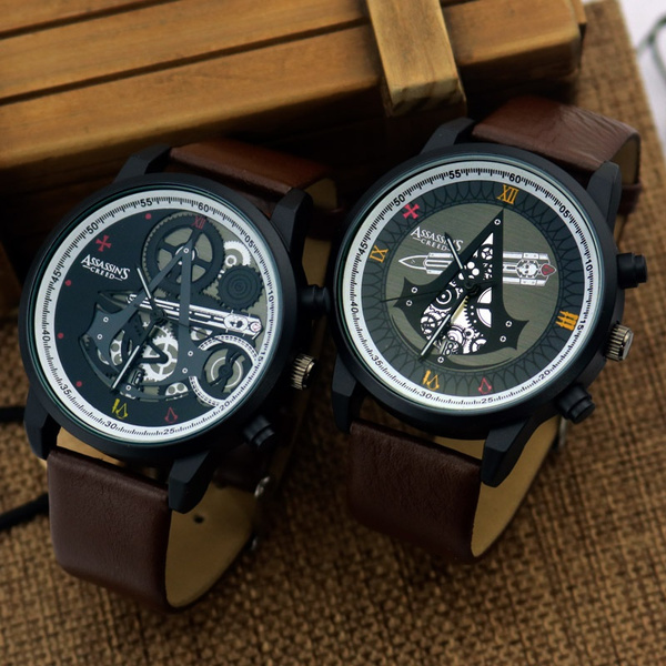 Assassin Creed Quartz Watch Couple Game Fans Anime Watch