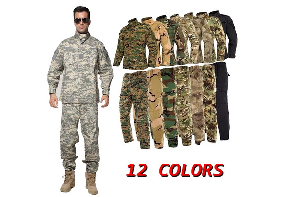 Tactical Blue Moss camo Uniform MPR-71camouflage suit Airsoft uniform with  hood 