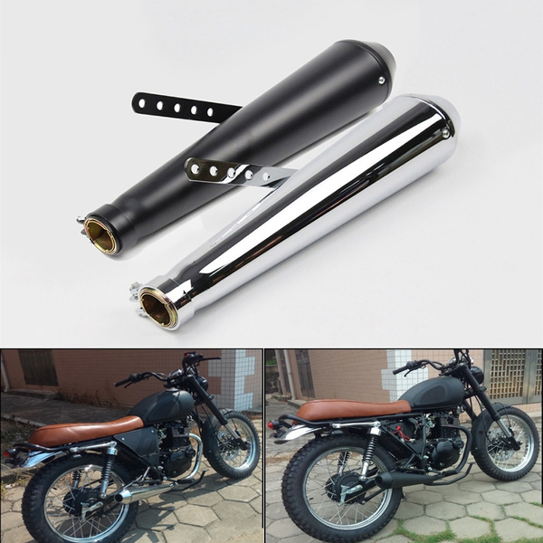 Vintage motorcycle outlet exhaust