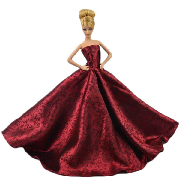 Sequins Embellished Deep purple Gown | Gowns, Barbie gowns, Barbie dress