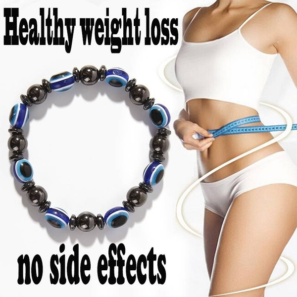 Fashion Round Black and Blue Stone Therapy Weight Loss No Side Effects Healthy | Wish