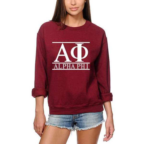 alpha phi crewneck